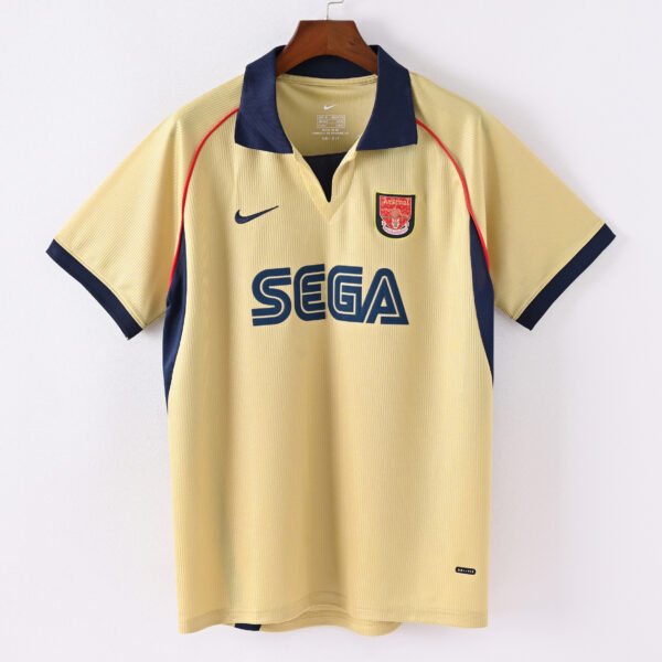 1587bc (281) Retro 2001-2002 Arsenal Away Jersey