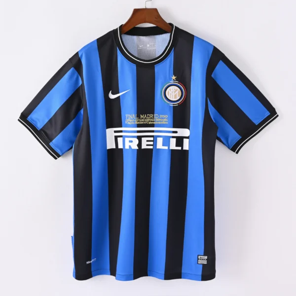 1587bc (283) Retro 2009-2010 Inter Milan Home Jersey