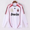 1587bc (299) Retro Long Sleeve 2006-2007 AC Milan Away Jersey