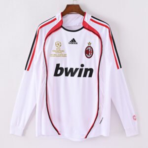 Retro Long Sleeve 2006-2007 AC Milan Away Jersey