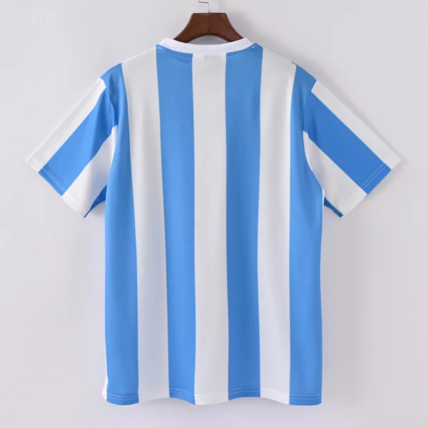 1587bc (305) Retro 1986 World Cup Argentina Home Jersey
