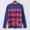1587bc (31) Retro Long Sleeve 2015-2016 Barcelona Home Jersey