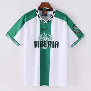 1587bc (334) Retro 1996 Nigeria Away Jersey