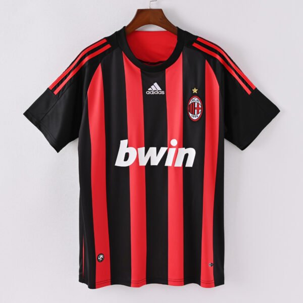 1587bc (338) Retro 2008-2009 AC Milan Home Jersey