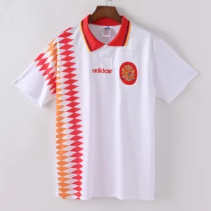 1587bc (353) Retro 1994-1995 Spain Away Jersey