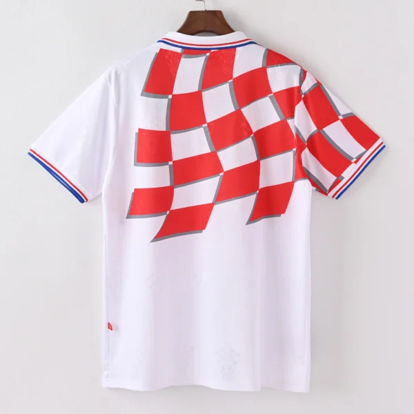 1587bc (358) Retro 1998 Croatia Home Jersey