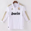 Retro Long Sleeve 2011-2012 Real Madrid Home Jersey