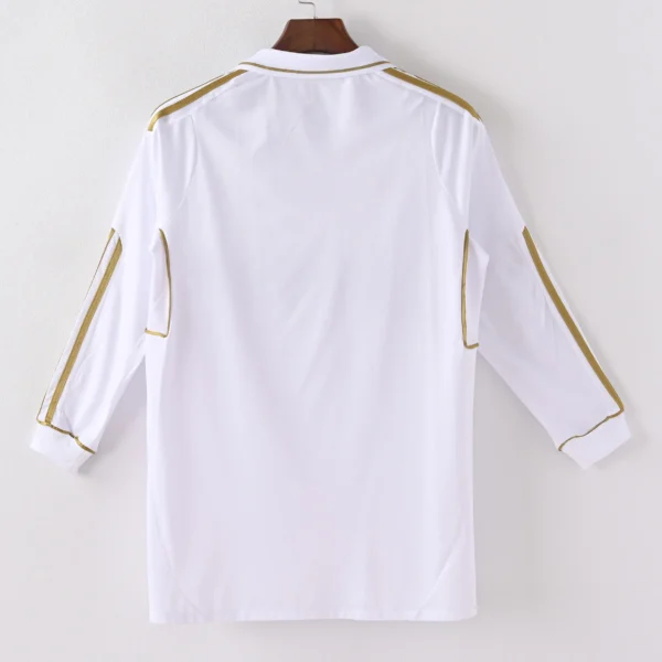 Retro Long Sleeve 2011-2012 Real Madrid Home Jersey