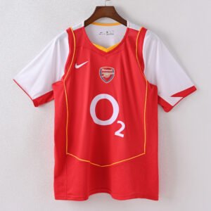 1587bc (368) Retro 2004-2005 Arsenal Home Jersey