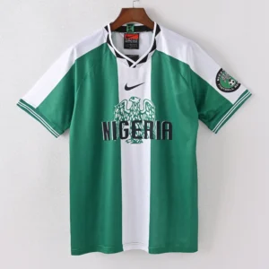 1587bc (372) Retro 1996 Nigeria Home Jersey
