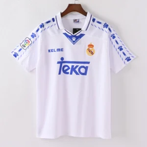 1587bc (376) Retro 1996-1997 Real Madrid Home Jersey