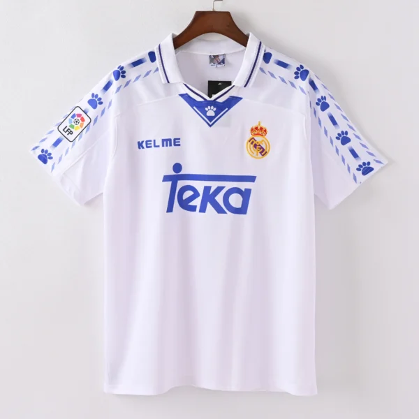 Retro 1996-1997 Real Madrid Home Jersey
