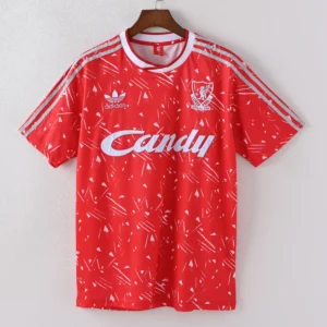 1587bc (380) Retro 1989-1991 Liverpool Home Jersey