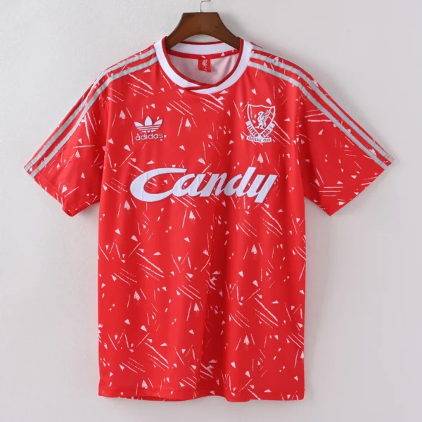Retro 1989-1991 Liverpool Home Jersey
