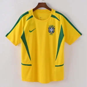 Retro 2002 Brazil Home Jersey