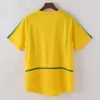 1587bc (387) Retro 2002 Brazil Home Jersey