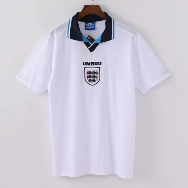 1587bc (394) Retro 1996 England Home Jersey