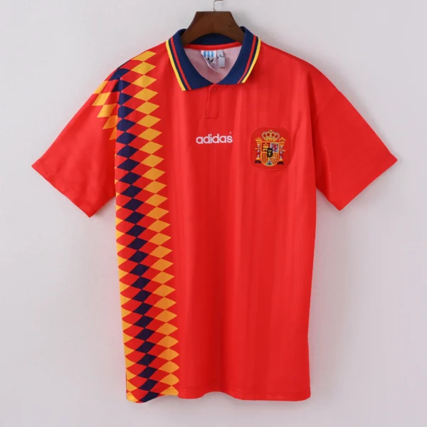 Retro 1994-1995 Spain Home Jersey