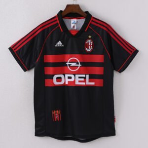 1587bc (405) Retro 1998-1999 AC Milan Away Jersey