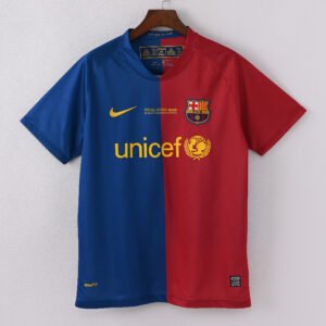 1587bc (407) Retro 2008-2009 Barcelona Home Jersey