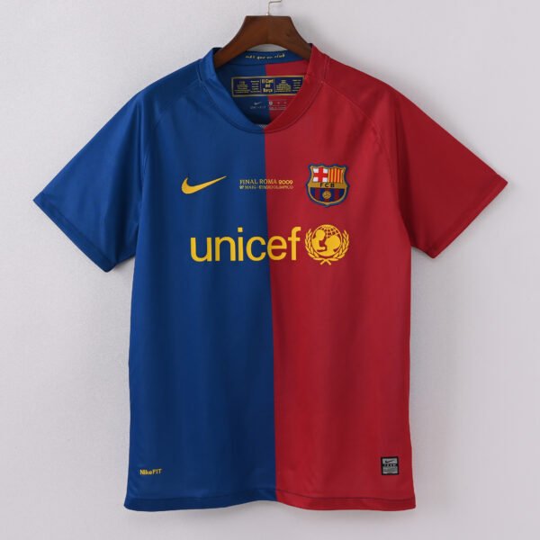 1587bc (407) Retro 2008-2009 Barcelona Home Jersey