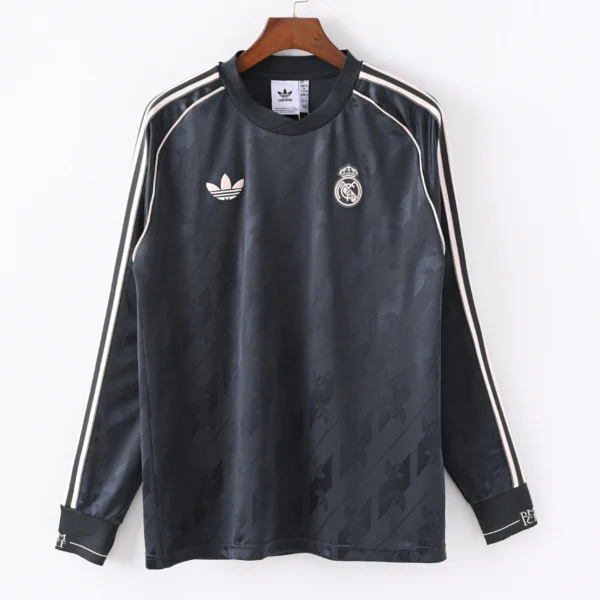 1587bc (409) Retro Long Sleeve 2024-2025 Real Madrid Jersey