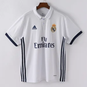 1587bc (449) Retro 2016-2017 Real Madrid Home Jersey