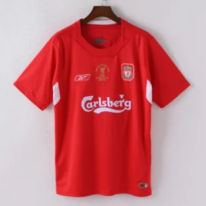 1587bc (455) Retro 2004-2005 Liverpool Home Jersey