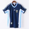 1587bc (472) Retro 1998 Argentina Away Jersey