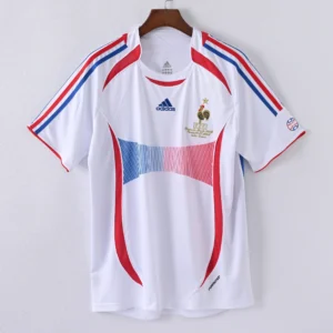 1587bc (48) Retro 2006 France Away Jersey
