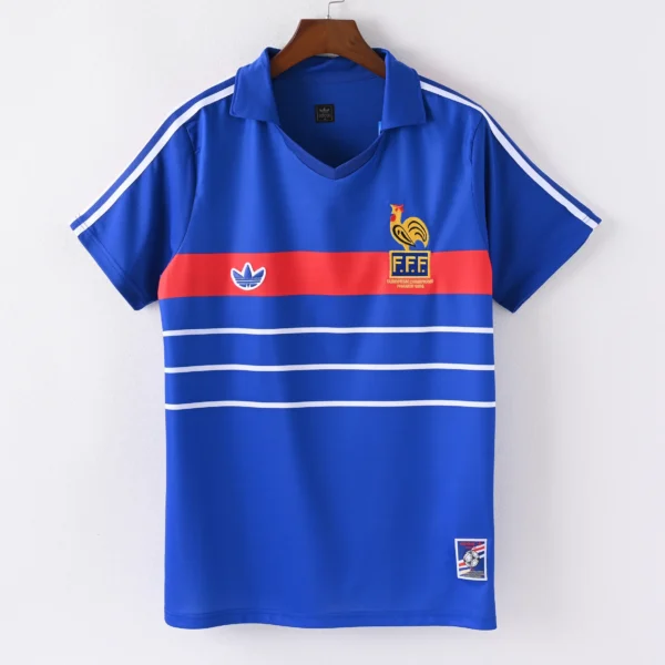 Retro 1982-1984 France Home Jersey