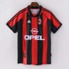 1587bc (498) Retro 1998-1999 AC Milan Home Jersey