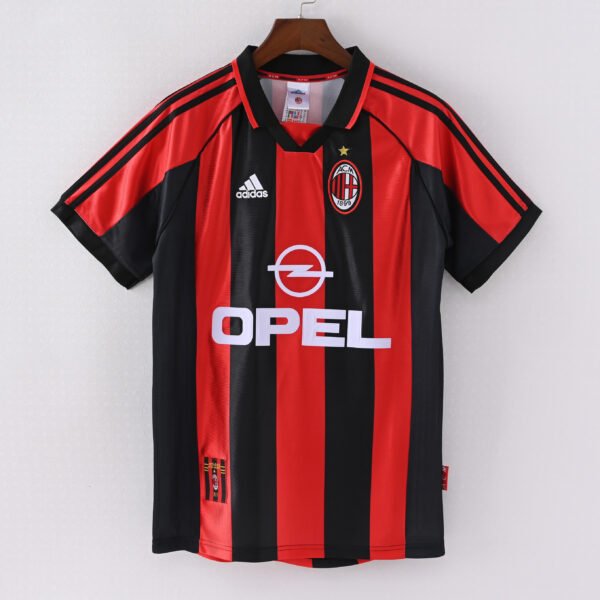 1587bc (498) Retro 1998-1999 AC Milan Home Jersey
