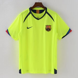 1587bc (502) Retro 2005-2006 Barcelona Away Jersey