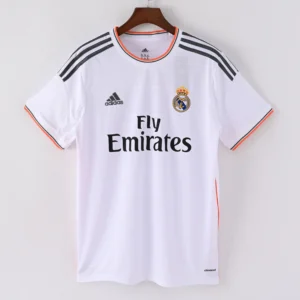 1587bc (513) Retro 2013-2014 Real Madrid Home Jersey