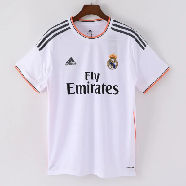 1587bc (513) Retro 2013-2014 Real Madrid Home Jersey