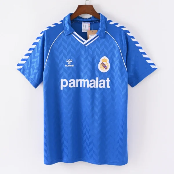 1587bc (517) Retro 1986-1987 Real Madrid Away Jersey