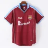 1587bc (521) Retro 1999-2001 West Ham United Home Jersey
