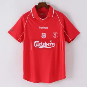 1587bc (523) Retro 2000-2001 Liverpool Home Jersey
