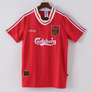 1587bc (525) Retro 1995-1996 Liverpool Home Jersey