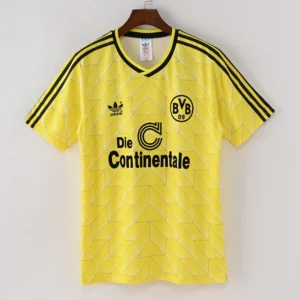 1587bc (549) Retro 1998-1999 Borussia Dortmund Home Jersey