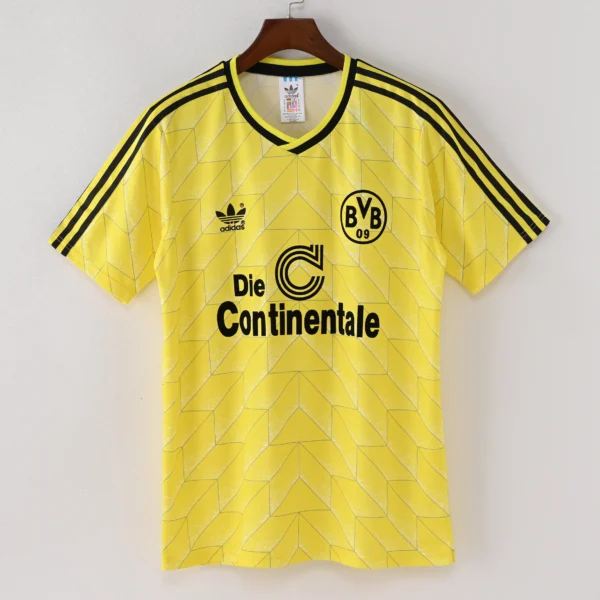 1587bc (549) Retro 1998-1999 Borussia Dortmund Home Jersey