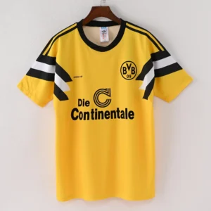 1587bc (552) Retro 1996-1997 Borussia Dortmund Home Jersey