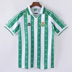 1587bc (56) Retro 1995-1997 Real Betis Home Jersey