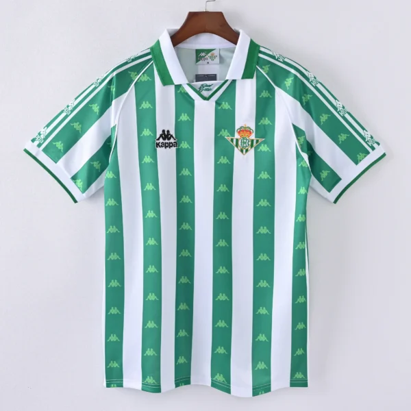 1587bc (56) Retro 1995-1997 Real Betis Home Jersey