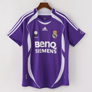 1587bc (566) Retro 2006-2007 Real Madrid Third Jersey