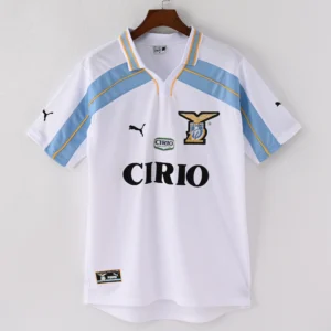 1587bc (574) Retro 1999-2000 Lazio Centennial Edition Jersey