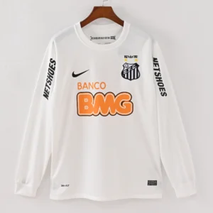 1587bc (580) Retro Long Sleeve 2012-2013 Santos Home Jersey