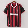 1587bc (592) Retro 2009-2010 AC Milan Home Jersey