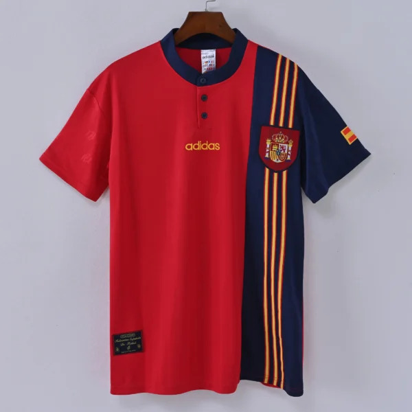 Retro 1996 Spain Home Jersey